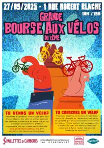 Bourse aux vélos 27/09/2025
